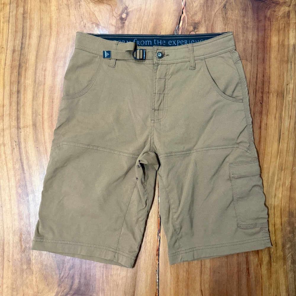Prana Zion Men's Shorts 30 x 12 Hiking Outdoor Gray Stretch M3STRE116 Nylon TT16